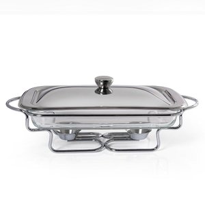Rechaud Aço Inox Service Retangular Gourmet Mix