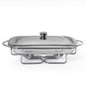 Rechaud Aço Inox Service Retangular Gourmet Mix - 1