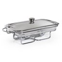 Ver imagem 2 de Rechaud Aço Inox Service Retangular Gourmet Mix