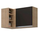 Ver imagem 1 de Armário de Cozinha Aéreo Canto com Nicho Decorativo Ravi L06 - D'rossi