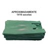 Sacola Plástica Reciclada Reforçada Verde 12kg + 1000 Sacola - 3