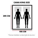 Ver imagem 2 de Cama King Size Antares de Madeira Maciça Angelim Pedra/Tauari Mel