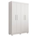 Ver mais imagens de Guarda Roupa Florida com Gaveteiro Soft e Berço Americano Soninho Branco Acetinado Colchão Americano