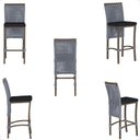 Ver imagem 5 de Mesa Bistro e 2 Banquetas Roma Marrom Corda Náutica 12 Trama Original