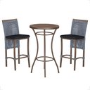 Ver imagem 1 de Mesa Bistro e 2 Banquetas Roma Marrom Corda Náutica 12 Trama Original