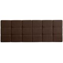 Ver imagem 1 de Cabeceira Painel Bia Estofada Casal Marrom 1,40m - Pc Móveis