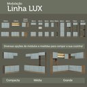 Ver imagem 7 de Armário de Cozinha Completa 190cm Lux Madesa Rustic Cinza