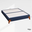 Ver imagem 3 de Base Box King Bipartida Cairo 193x203x27cm
