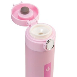 Squeeze Térmico H2o Aço Inox 350 Ml Rosa Termopro - 5