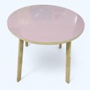 Ver imagem 1 de Mesa Redonda Infantil Rosa Indú ou Branca Fábrica de Casinha