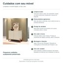 Ver imagem 4 de Buffet Arco 103 cm Porta Lisa Incolar Luna