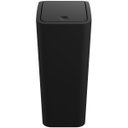 Ver imagem 1 de Assento Vaso Sanitário Tampa Soft Oval Preto + Lixeira Preta 8l com Tampa Click