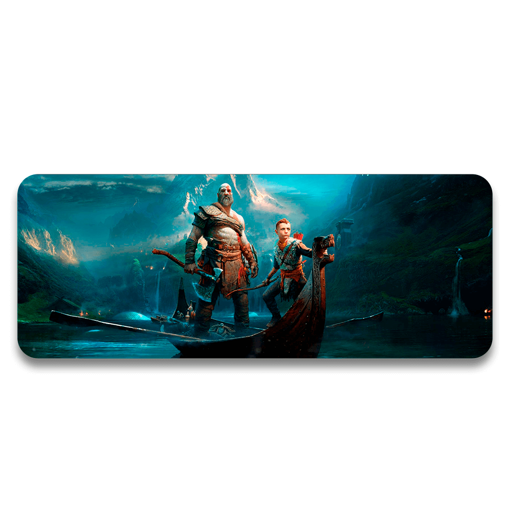 Mouse Pad Gamer God of War 4 Império da Impressão - 5