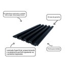 Ver imagem 7 de Painel Ripado de Poliestireno Liso Black 12,2x285cm Linha Clássica Graddus