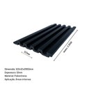 Ver imagem 3 de Painel Ripado de Poliestireno Liso Black 12,2x285cm Linha Clássica Graddus