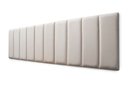 Ver imagem 1 de Placas Cabeceira Modulada Adesiva King Estofada 200cm x 60cm Kit 10 Placas - Suede Off White