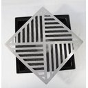 Ver imagem 5 de Grelha Pluvial 28x28 Diagonal com Caixa Coletora Saída Baixa Tubo 100 e Tela Anti Insetos - Aluminio