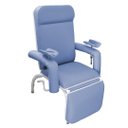 Ver imagem 1 de Poltrona Reclinável para Coleta e Hemodiálise Luxo Azul Céu