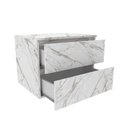 Ver imagem 6 de Conjunto Kit para banheiro 60cm com Gabinete espelheira e cuba CJ43018-111 Móvel na Caixa Mármore Br