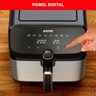 Fritadeira Arno Air Fryer Mega Digital Afd7 170w 7,5l Inox Inox e Preto 127v - 2