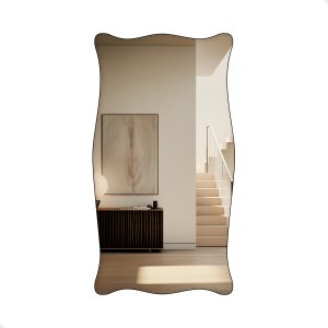 Espelho Orgânico Decorativo Grande 60x110cm - Mod. Paris Preto