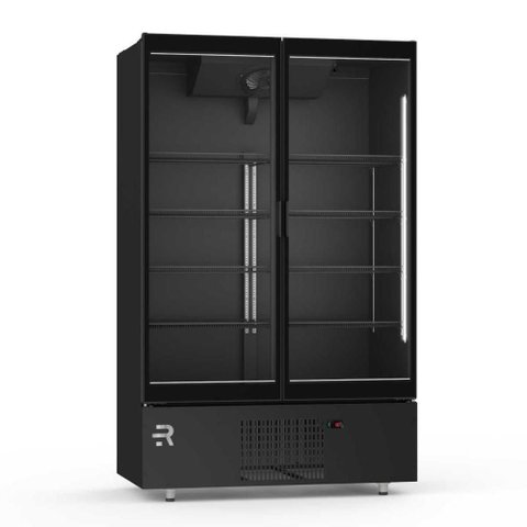 Visa Cooler Premium Multiuso 2 Portas Vidro Aquecido Inverter Preto/preto Vcmpr2p 220v - Refrimate