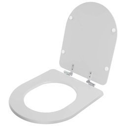 Assento Sanitário com Amortecedor Oxford Cinza Real para Vaso Deca - 2 Assento Sanitário com Amortecedor Oxford Cinza Real para Vaso Deca - 2