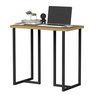 Mesa Buffet Pequeno para Cantinho do Café Mali 76cm Estilo Industrial:freijo / Preto - 5