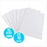 Chapa Mdf Branco 3mm Placa 21x29,7 Cm A4 para Artesanato Adesivo 10 Unidades - 2