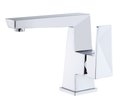 Ver imagem 1 de Torneira Banheiro Metal Nobre Luxo Monocomando Acabamento : Premium; Cor: Prata Brilho