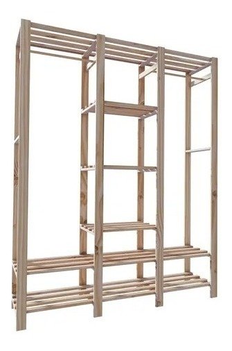 Estante Vertical Organizadora Moderno 140x170cm Prateleira Organizador Technox - 5