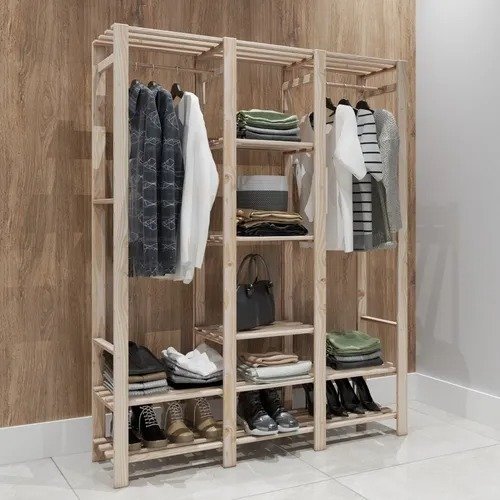 Estante Vertical Organizadora Moderno 140x170cm Prateleira Organizador Technox - 2