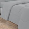 Kit Edredom + Jogo De Lençol 7Pçs Casal Cinza Cinza - 3