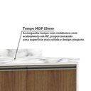 Ver imagem 7 de Cozinha Modulada Compacta 4 Peças com Tampo Linea Luciane Móveis
