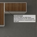 Ver imagem 5 de Cozinha Modulada Compacta 4 Peças com Tampo Linea Luciane Móveis