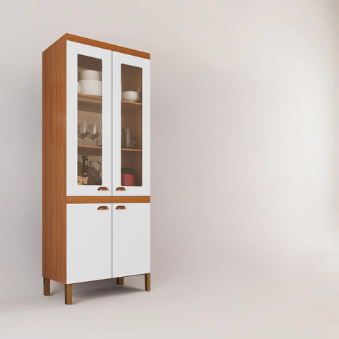 Paneleiro Cozinha Positano New 100% MDF 4 Portas