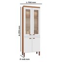 Ver imagem 2 de Paneleiro Cozinha Jéssica New 100% Mdf Tuboarte 4 Portas