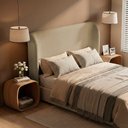 Ver imagem 7 de Cabeceira para Cama Box Queen Size Liah 160cm Chenille Bouclê Pérola - Desk Design