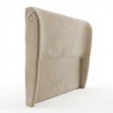 Ver imagem 2 de Cabeceira para Cama Box Queen Size Liah 160cm Chenille Bouclê Pérola - Desk Design