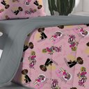 Ver imagem 2 de Edredom Solteiro Portallar Malha Misto L.O.L Glam 150m x 220 Cinza