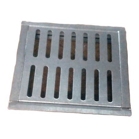 Grelha Quadrada Aço Galvanizado 15x15cm Ralo Ralinox