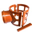 Ver imagem 2 de Selim Coletor Esgoto C/ Trava 90° Dn150x100 Corr Plastik