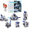 KIT ROBO SOLAR 6 EM 1 BRINQUEDO DE MONTAR ESTACAO ESPACIAL ASTRONAUTA EDUCATIVO ROBOTICA COM PLACA - 1