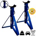 Ver imagem 3 de Cavalete Mecânico Automotivo 2 TON Kit 2 Peças EVALD-Laranja