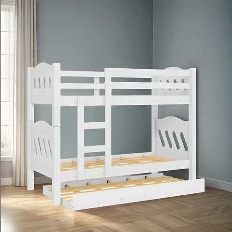 Treliche Beliche com Cama Auxiliar Reforçada Pérola Fênix