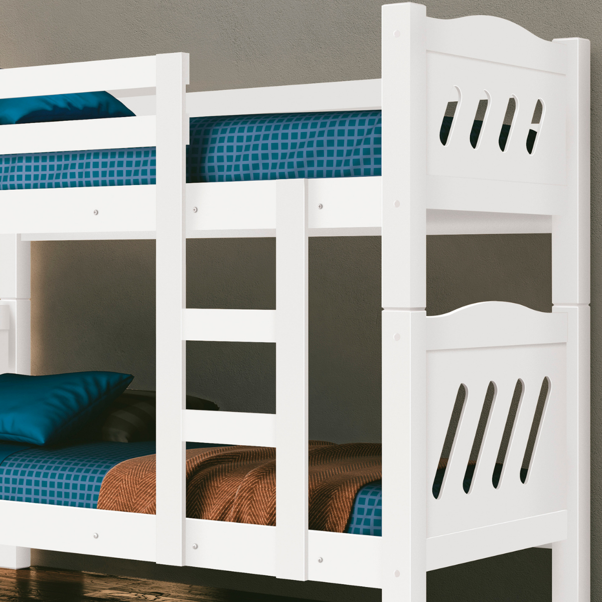 Treliche Beliche com Cama Auxiliar Reforçada Pérola Fênix - 3