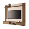 Painel Home Suspenso Solus Tv até 70 Polegadas Castanho/off White - 1
