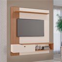 Ver imagem 1 de Painel para TV de até 55 polegadas Yasmim 100% em MDF Tuboarte Off White Rippas
