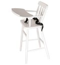 Ver imagem 1 de Cadeirão Infantil em Madeira Cor Branco Fosco 93cm - 50381