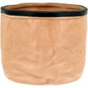 Ver imagem 1 de Cachepô  Decorativo Vaso Enfeite 10x12x12cm Cerâmica Bege
